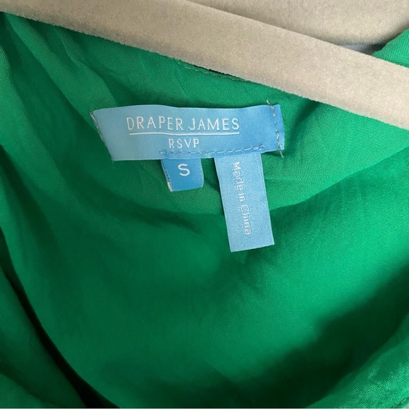 Draper James RSVP Womens Green Floral One Shoulder Ruffle Front Dress Size Small - Picture 7 of 9